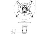 Vogel's PPC 1500 Projektor-Deckenhalterung für 30-337mm Durchmesser