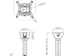 Vogel's PPC 1540 Projektor-Deckenhalterung für 30-337mm (1,2-13,2")