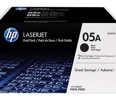 HP Original 05A Toner Doppelpack schwarz 2 x 2.300 Seiten (CE505D)