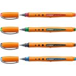 STABILO worker®+ Tintenroller 0,5 mm farbsortiert - 4 Stück