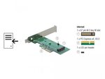 DeLOCK PCI Express x4 Karte zu NVMe M.2 Key M