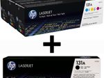 HP Original 131A Toner 4er Set schwarz, cyan, magenta, gelb