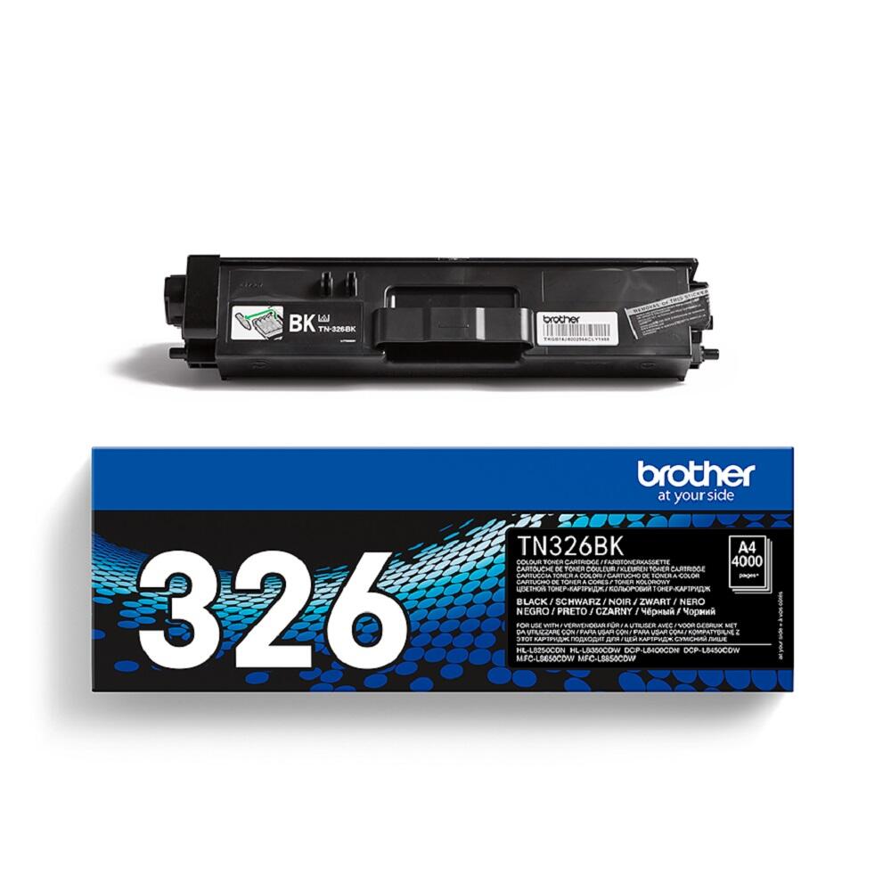 Brother Original TN326BK Toner schwarz 4.000 Seiten (TN-326BK)
