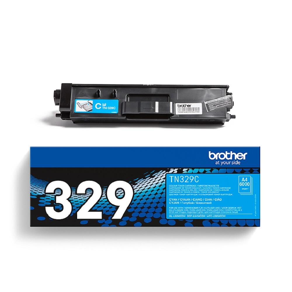 Brother Original TN329C Toner cyan 6.000 Seiten (TN-329C)