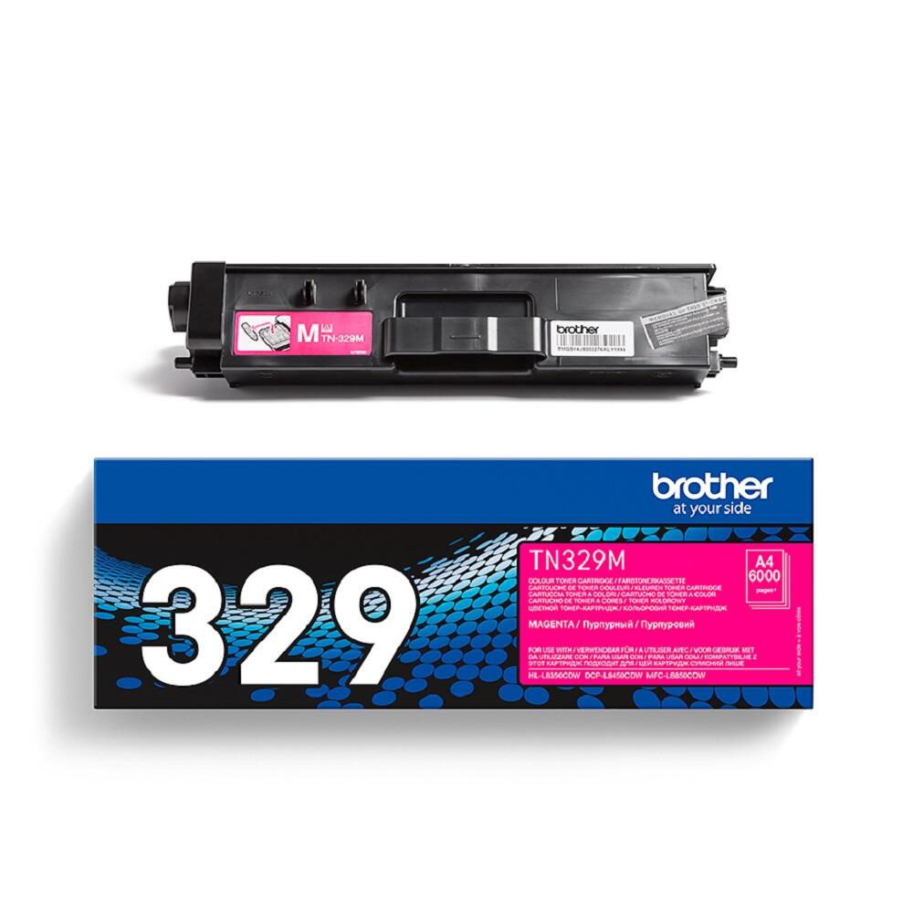 Brother Original TN329M Toner magenta 6.000 Seiten (TN-329M)