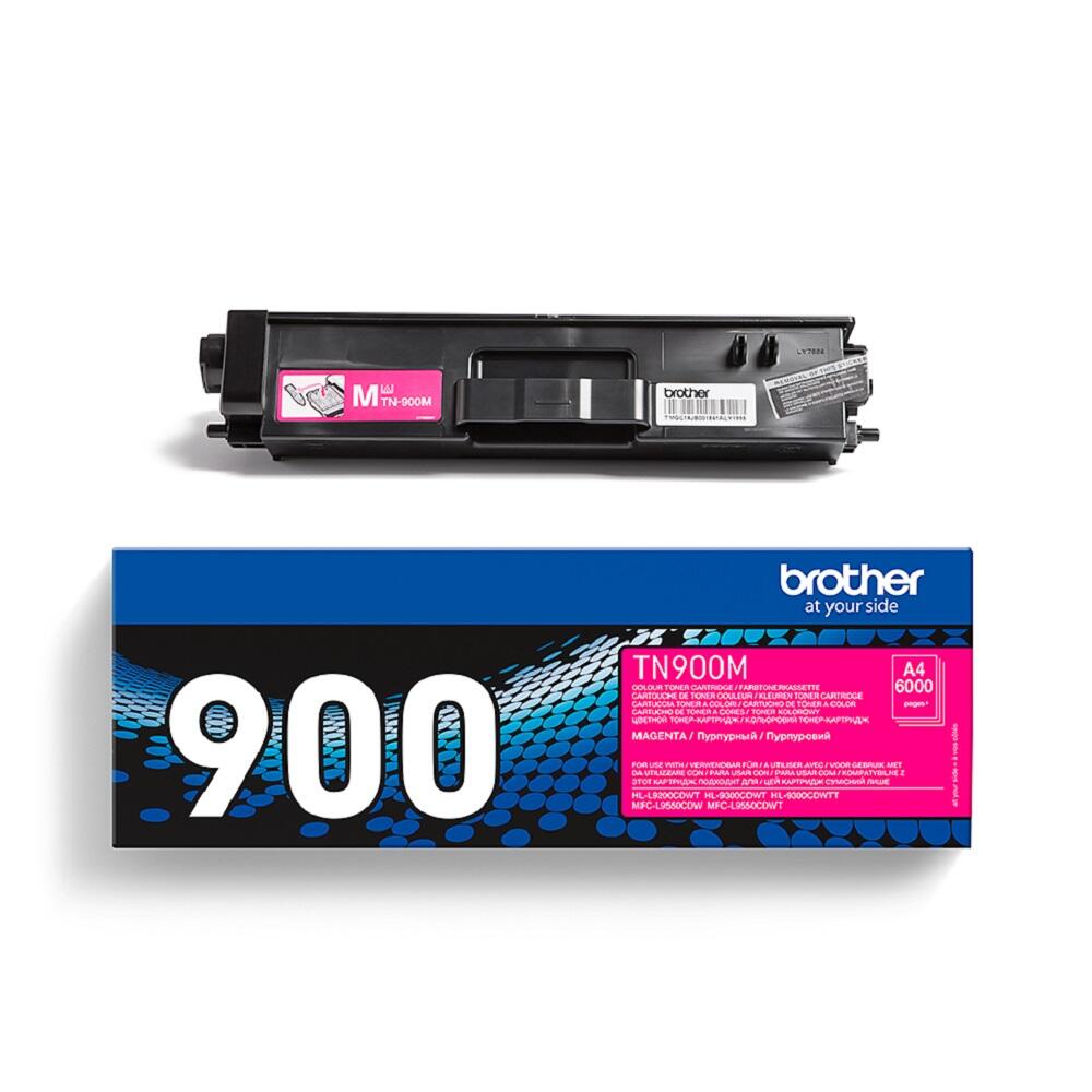Brother Original TN900M Toner magenta 6.000 Seiten (TN-900M)