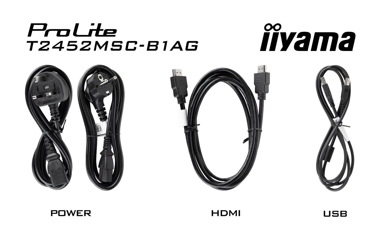 iiyama ProLite T2452MSC-B1AG PCAP 10-Punkt Multi-Touch-Monitor 60.5 cm (23.8")