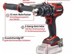 Einhell Akku-Schlagbohrschrauber TPCD 18/120 Lii BL Solo (4514310)