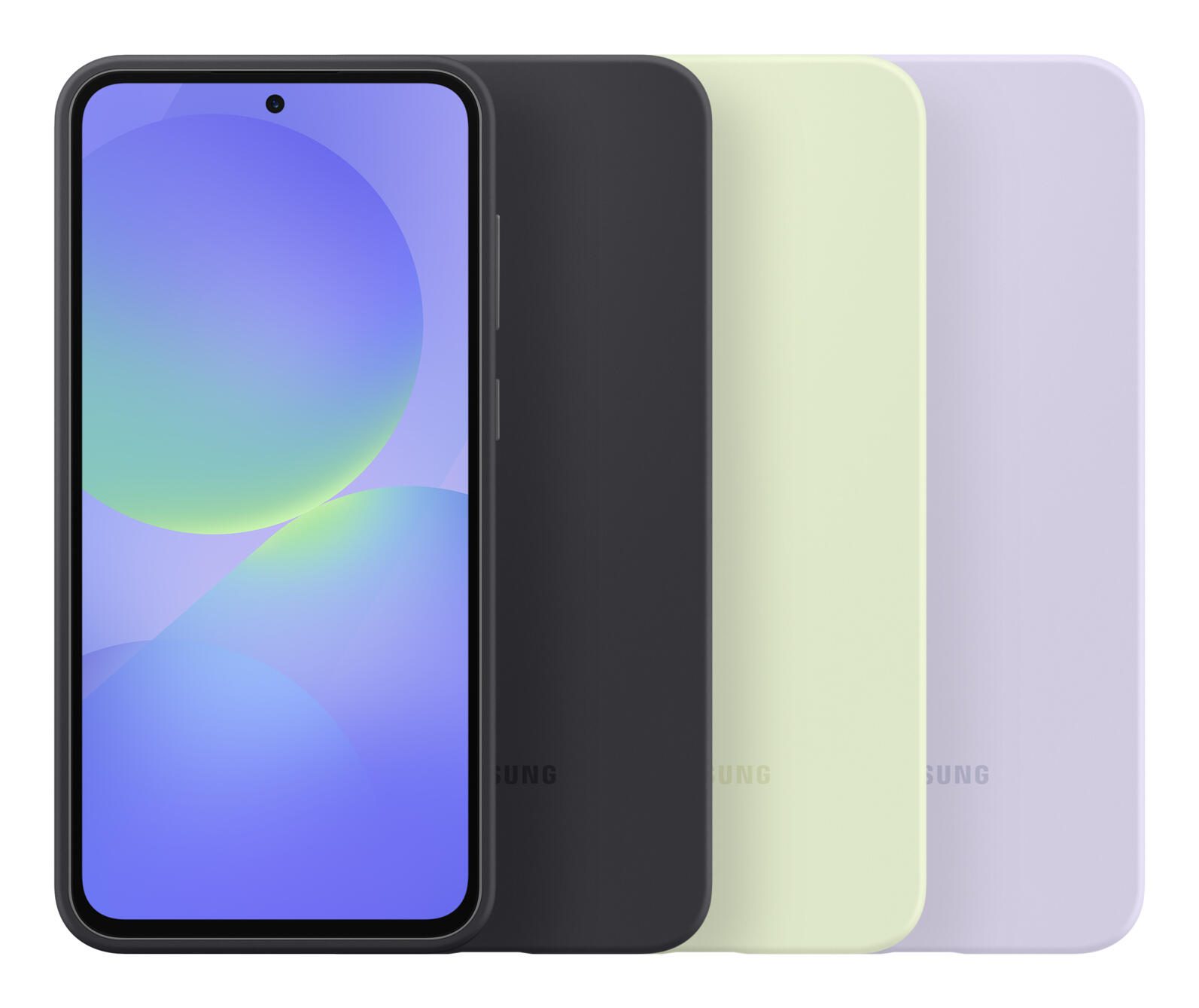 Silicone Case für Galaxy A36 hellgrün