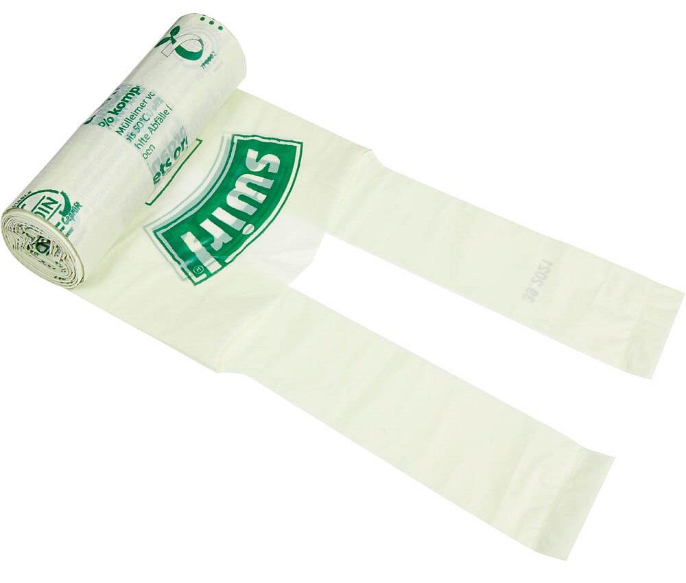 swirl Bio-Müllbeutel 10,0 l grün - 10 Stück