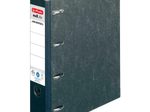 herlitz Wolkenmarmor-Papier Doppelordner Karton 7,0 cm - schwarz