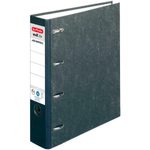 herlitz Wolkenmarmor-Papier Doppelordner Karton 7,0 cm - schwarz