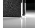 herlitz Wolkenmarmor-Papier Doppelordner Karton 7,0 cm - schwarz