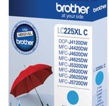 Brother Original LC-225XLC Druckerpatrone cyan 1.200 Seiten (LC225XLC)