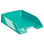 LEITZ Briefablage WOW - eisblau metallic