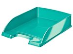 LEITZ Briefablage WOW - eisblau metallic