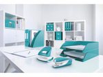 LEITZ Briefablage WOW - eisblau metallic