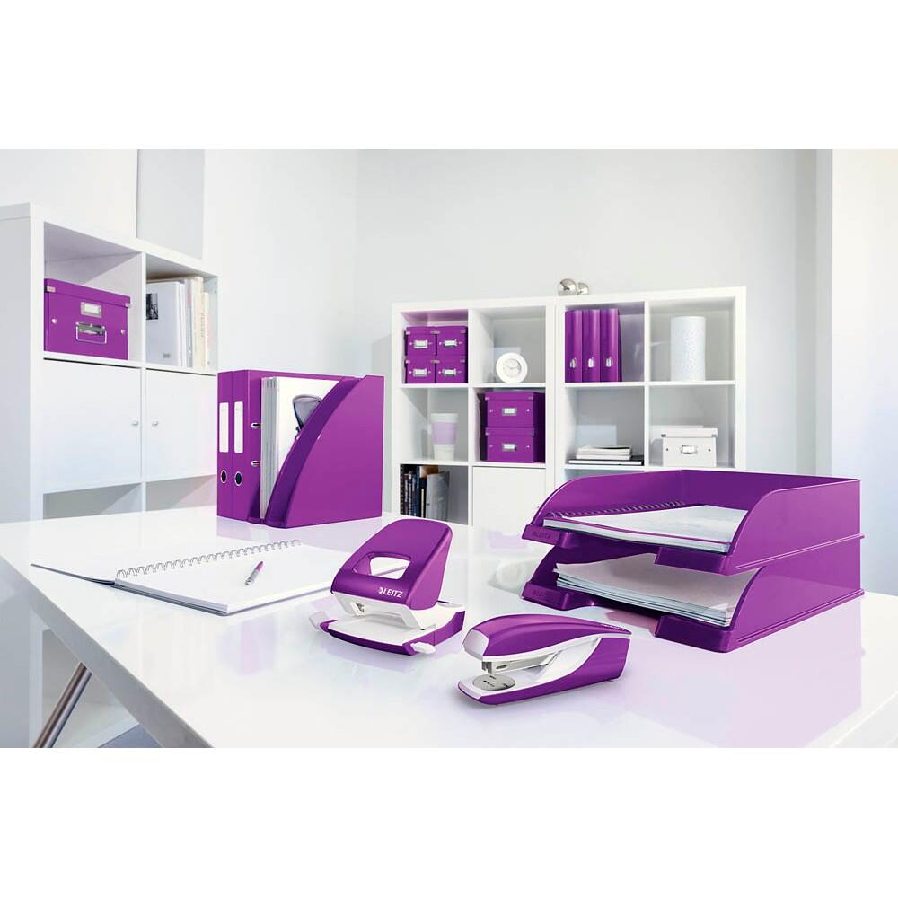 LEITZ Briefablage WOW - violett metallic