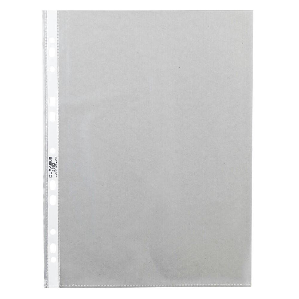 DURABLE Prospekthüllen DIN A4 0,05 mm glasklar glatt - 100 Stück