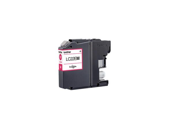 Brother Original LC-22EM Druckerpatrone - magenta 1.200 Seiten (LC22EM)