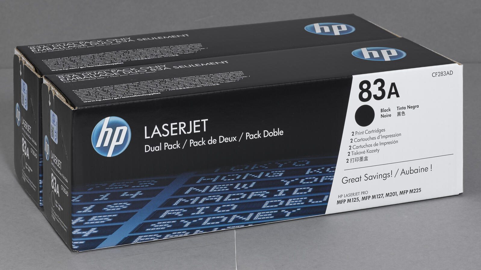 HP Original 83A Toner Doppelpack schwarz 2 x 1.500 Seiten (CF283AD)