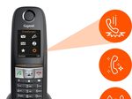 Gigaset E630A GO Schurlostelefon IP65 mit AB und Go-Box 100 - schwarz