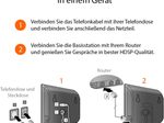 Gigaset E630A GO Schurlostelefon IP65 mit AB und Go-Box 100 - schwarz