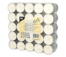 PAPSTAR Teelichter weiß - 100 Stück