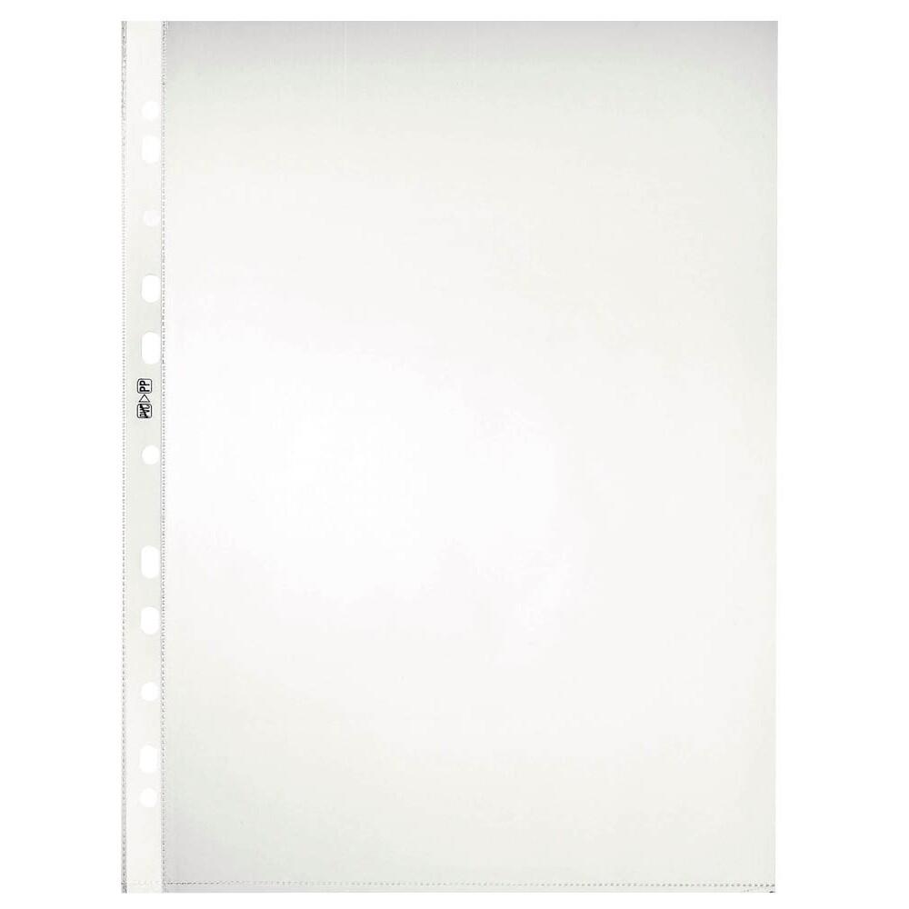 DURABLE Prospekthüllen DIN A4 transparent genarbt 0,08 mm - 50 Stück