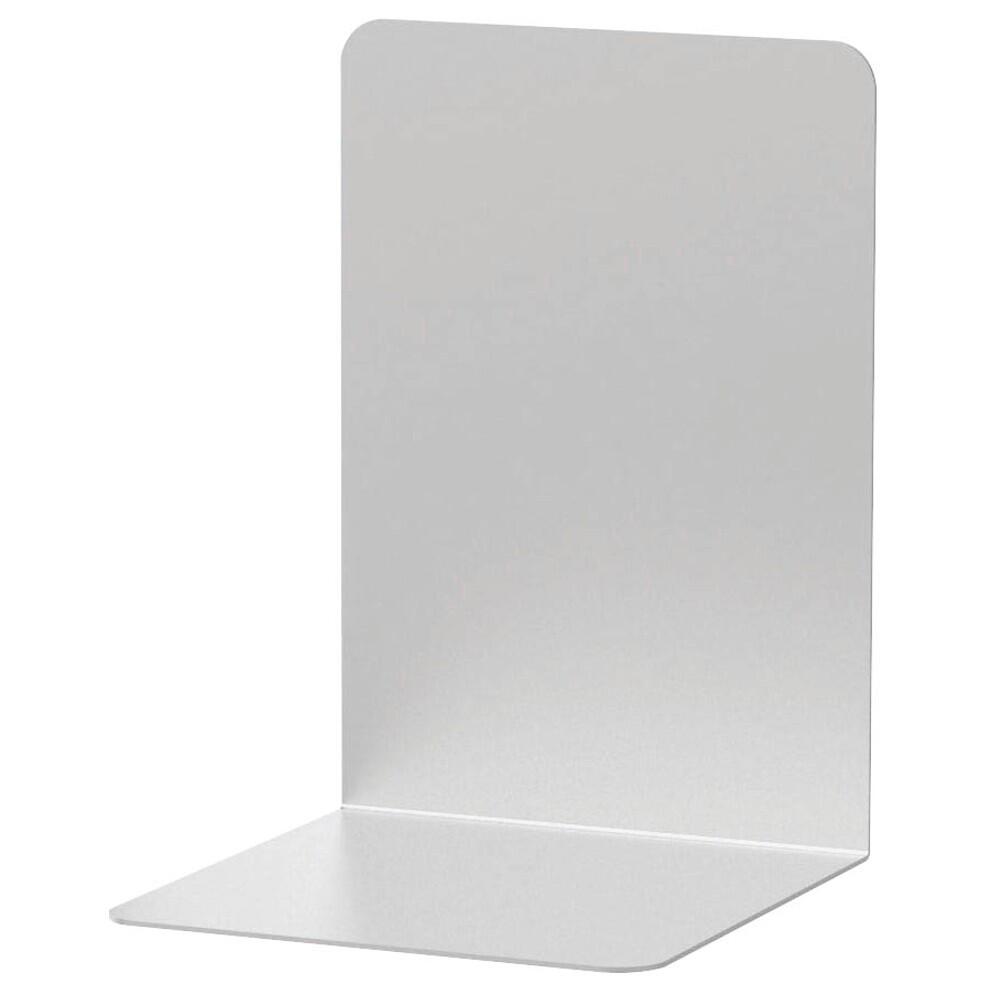 MAUL Buchstützen silber 12,0 x 12,0 x 17,5 cm - 2 Stück