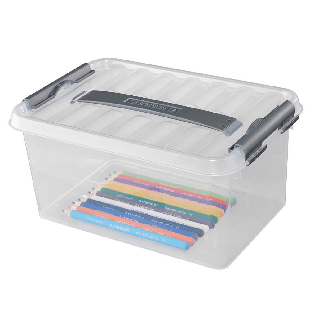 sunware Q-line 30,0 x 20,0 x 14,0 cm Aufbewahrungsbox 6,0 l - transparent