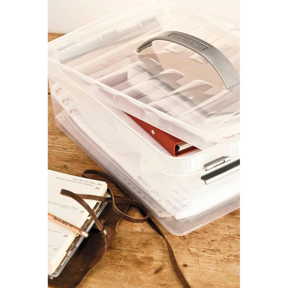 sunware Q-line Aufbewahrungsbox transparent 40,0 x 30,0 x 12,0 cm - 10 l