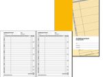 sigel Ausbildungsnachweis, tägliche Eintragungen Formularbuch AW480 - 28 Blatt