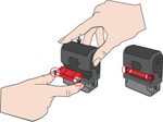 trodat Textstempel, individualisierbar printy 4913 selbstfärbend - schwarz