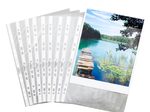 DURABLE Prospekthüllen 0,045 mm DIN A4 transparent genarbt 0,045 mm - 100 Stück