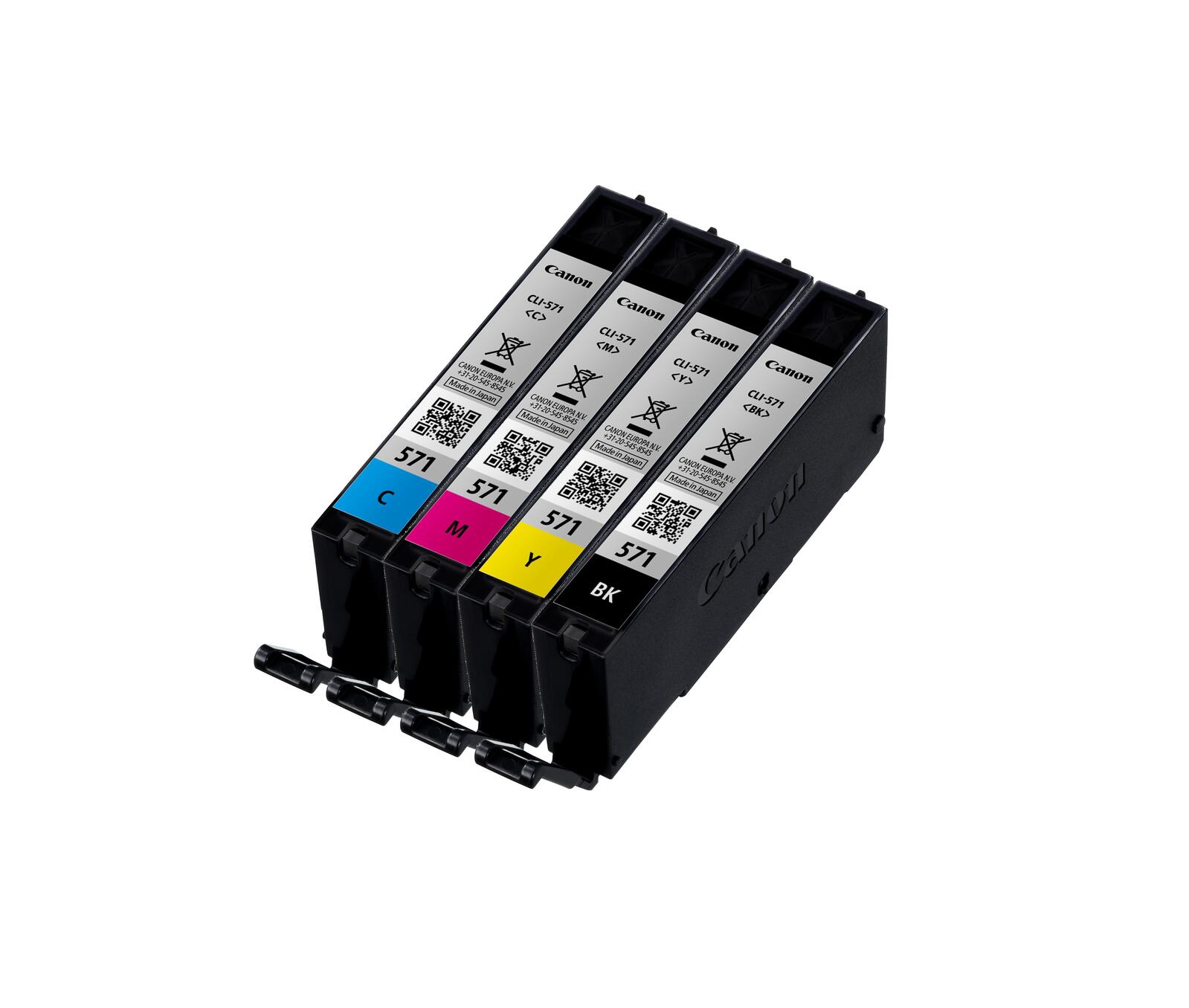 Canon Original CLI-571 Druckerpatronen - 4er Multipack (0386C005)