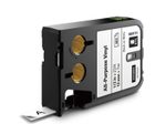 DYMO® Original XTL Schriftband - schwarz auf weiss - für XTL 300/500, farbiges Vinyl, endlos