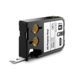 DYMO® Original XTL Schriftband - schwarz auf weiss - für XTL 300/500, farbiges Vinyl, endlos