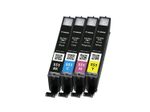 Canon Original CLI-551 Druckerpatronen Value Pack BK/C/M/Y + 50 Blatt Fotopapier (PP-201)