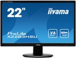 iiyama Monitor ProLite X2283HSU-B1DP LED-Display 55,9 cm (22") schwarz