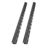 Digitus vertikale Kabelführungskanäle Set 42HE RAL 9005 schwarz (DN-19 ORG-42U-B)