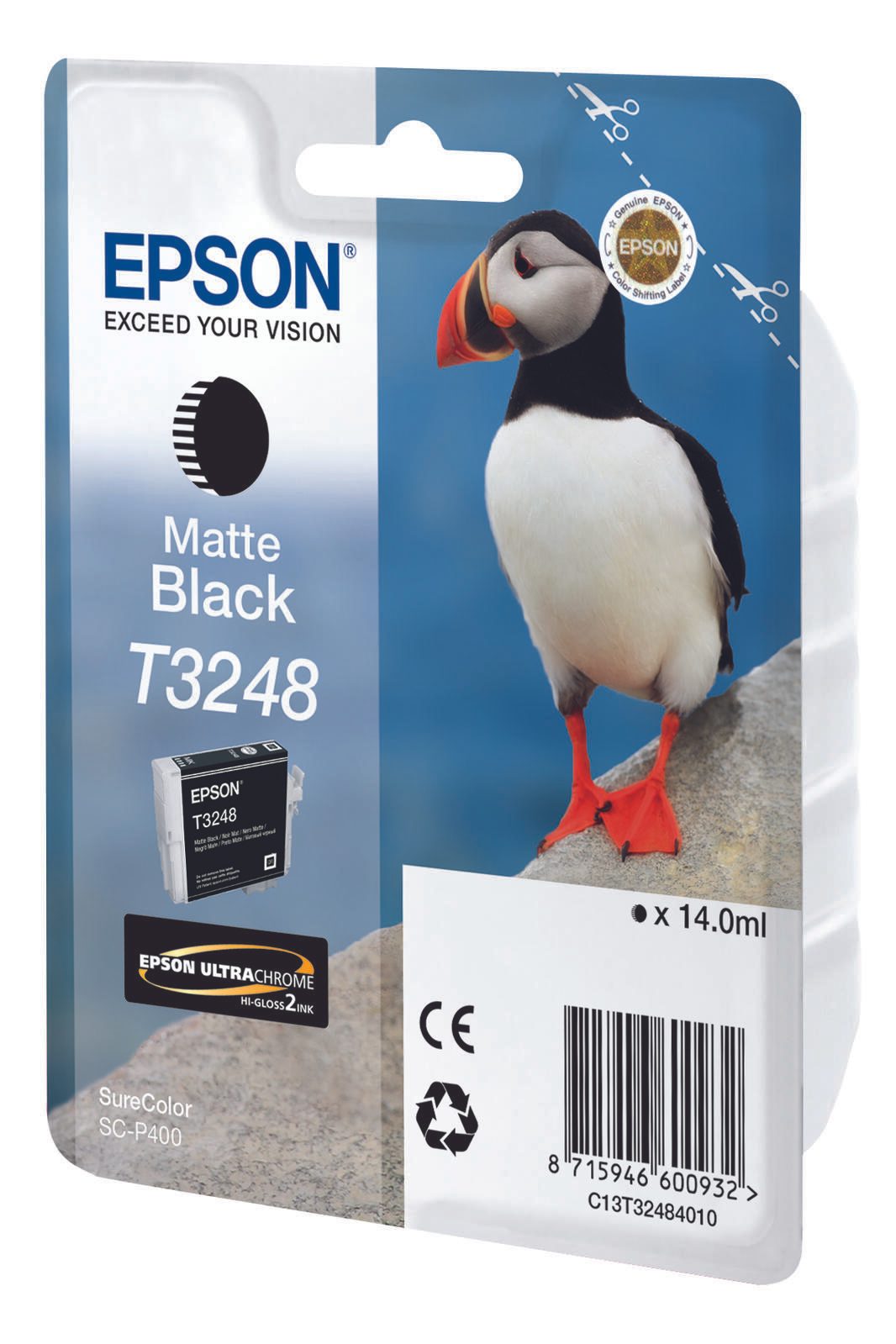 Epson Original T3248 Druckerpatrone mattschwarz 14ml (C13T32484010)