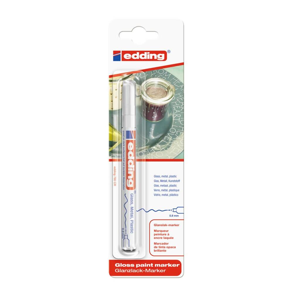 edding 780 Glanzlackmarker 0,8mm - weiß