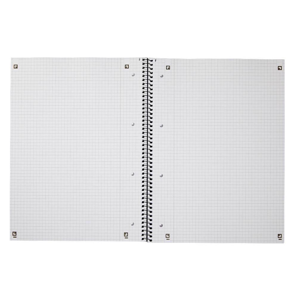 OXFORD Collegeblock Schule kariert DIN A4 Innenrand - 80 Blatt
