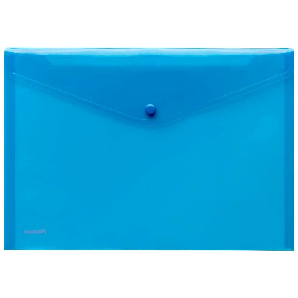 FolderSys Dokumententaschen DIN A4 blau glatt 0,20 mm - 10 Stück