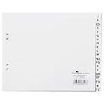 DURABLE Ordnerregister Halbformat A-Z weiß - 20-teilig