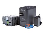 Brother P-Touch PT-P750WSP Beschriftungsgerät Bundle inklusive 4 Schriftbände (PTP750WSPZG1)