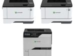 LEXMARK CS725dte Farblaserdrucker + 2x LEXMARK B3442dw Laserdrucker s/w