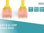 DIGITUS Patch-Kabel RJ-45 (M) zu RJ-45 (M) 1m CCA U/UTP Cat 6 gelb (DK-1612-010/Y)