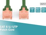 DIGITUS Patch-Kabel RJ-45 (M) zu RJ-45 (M) 5m CCA U/UTP Cat 6 grün (DK-1612-050/G)